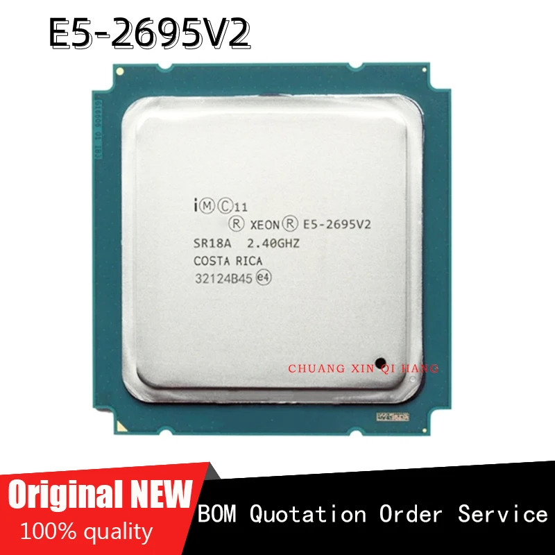 FOR E5-2695V2 E5 2695V2 E5 2695 V2 SR1BA 2.40GHz 30MB 12-Core 115W LGA 2011 
FOR E5-2695V2 E5 2695V2 E5 2695 V2 SR1BA 2.40GHz 30MB 12-Core 115W LGA 2011