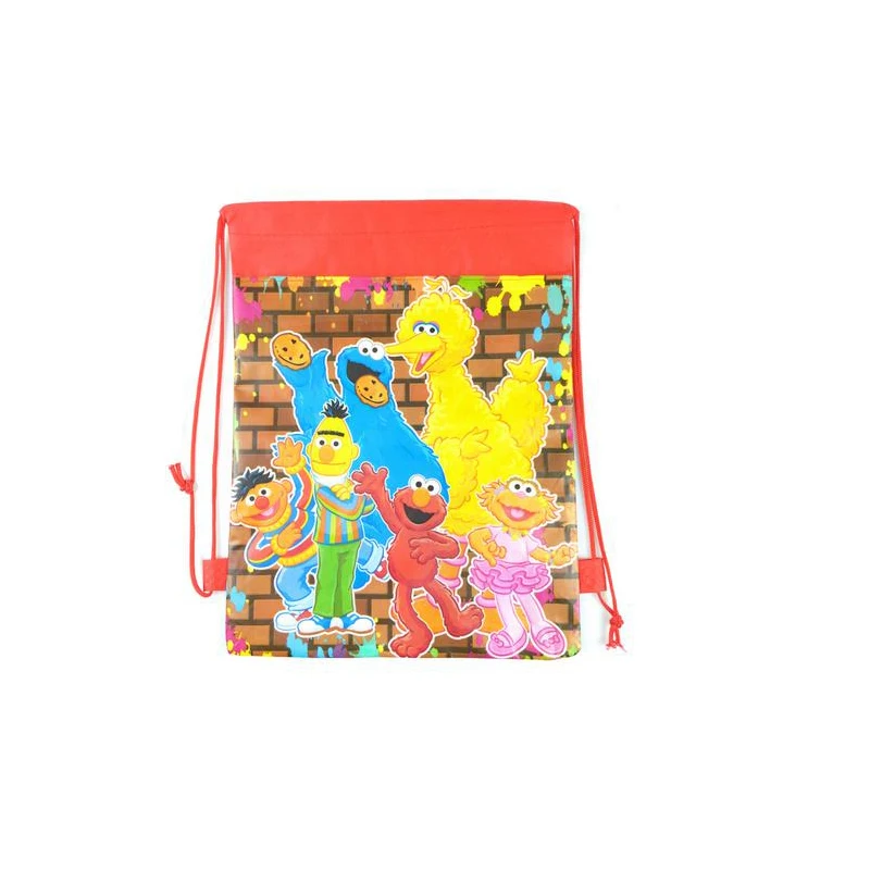 30pcs/lot Sesame Street Theme Backpack Happy Birthday Party Non-woven Fabrics Drawstring Gift Bag Baby Shower Decorate Soccer
30pcs/lot Sesame Street Theme Backpack Happy Birthday Party Non-woven Fabrics Drawstring Gift Bag Baby Shower Decorate Soccer