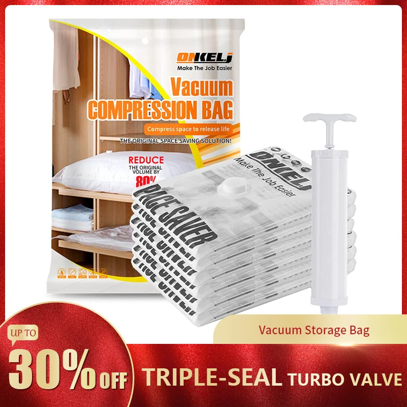 1/6/12pcs Vacuum Storage Bags, with Hand-Pump,Travel Space Saver Bags for Clothing/Blankets/Quilts/Toys/Bedding/Clothing Sealer
1/6/12pcs Vacuum Storage Bags, with Hand-Pump,Travel Space Saver Bags for Clothing/Blankets/Quilts/Toys/Bedding/Clothing Sealer
