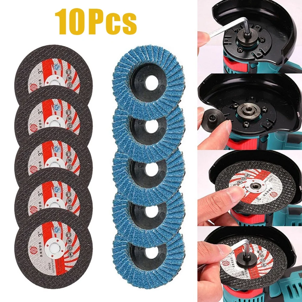 5pcs 75mm Grinding Wheel Metal Cutting Disc Polishing Sheet 10mm Angle Grinder HSS Carbite Cutting Polishing Disc Kit
5pcs 75mm Grinding Wheel Metal Cutting Disc Polishing Sheet 10mm Angle Grinder HSS Carbite Cutting Polishing Disc Kit