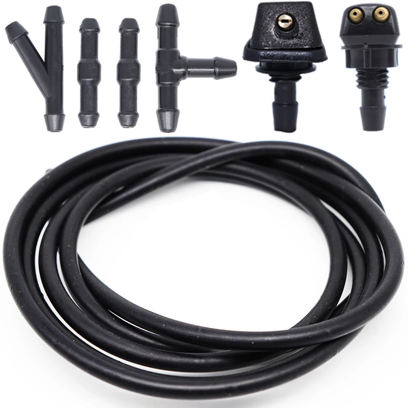 Universal Car Auto Windshield Washer Hose Wiper Blade Pipe Jet Spray Nozzle Water Fluid Tube Joiner Connector Replacement Kit
Universal Car Auto Windshield Washer Hose Wiper Blade Pipe Jet Spray Nozzle Water Fluid Tube Joiner Connector Replacement Kit