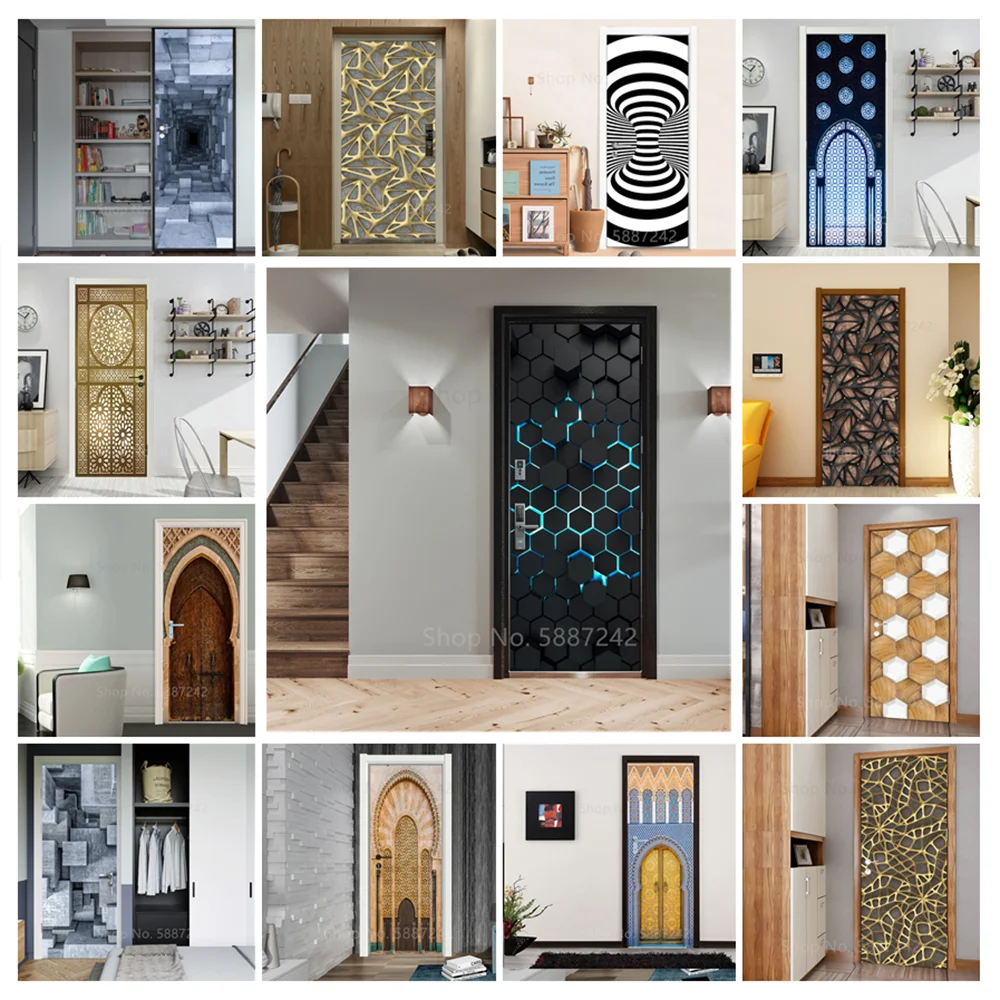 Arabic Technology Lines Door Stickers Wallpaper For WC Bathroom Bedroom Self Adhesive Vinyl Decal Wall Paper Home Decor Window
Arabic Technology Lines Door Stickers Wallpaper For WC Bathroom Bedroom Self Adhesive Vinyl Decal Wall Paper Home Decor Window
