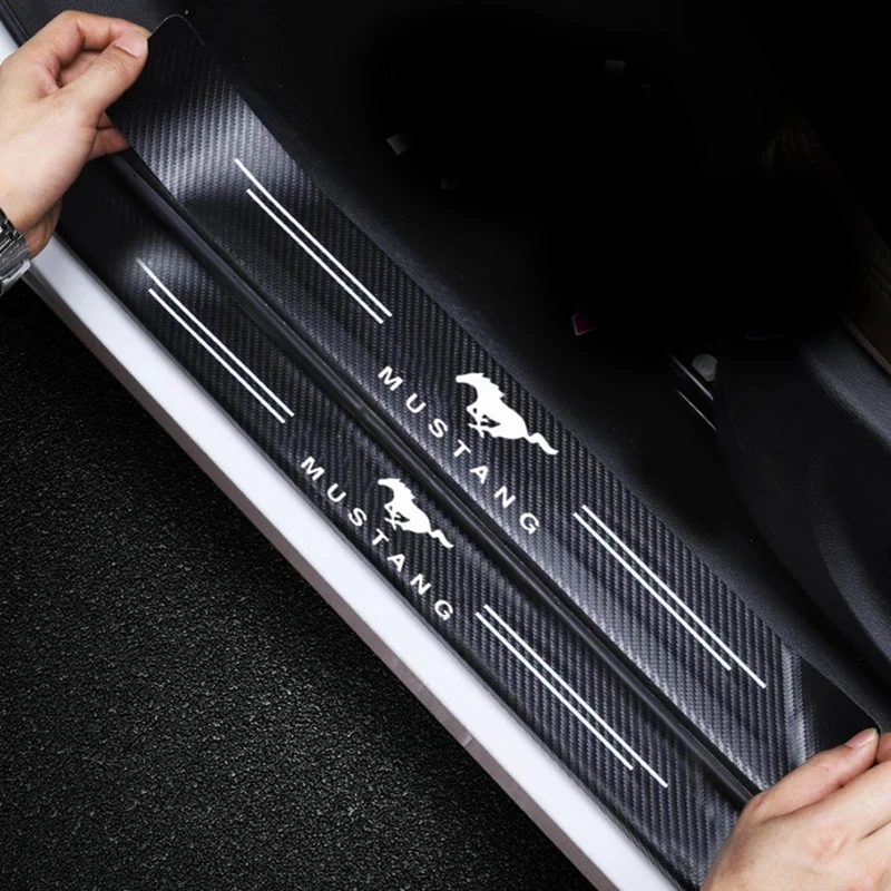 4pcs Interior Stickers Parts Carbon Fiber Threshold Strips For Suitable Alfa For Ford Mustang GT500 SHELBY Auto Car Accessories
4pcs Interior Stickers Parts Carbon Fiber Threshold Strips For Suitable Alfa For Ford Mustang GT500 SHELBY Auto Car Accessories