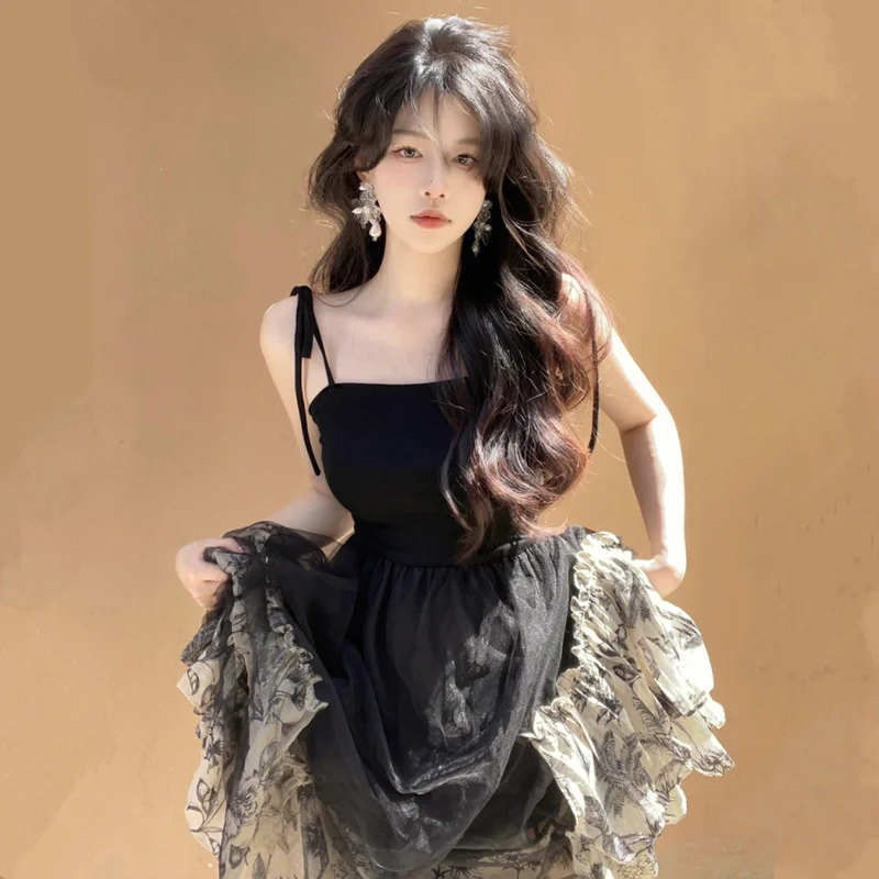 Travel Wear Photographic Beach Skirt Women's Beach Vacation Super Fairy One Line Neck Fragmented Flower Strap Dress Summer
Travel Wear Photographic Beach Skirt Women's Beach Vacation Super Fairy One Line Neck Fragmented Flower Strap Dress Summer