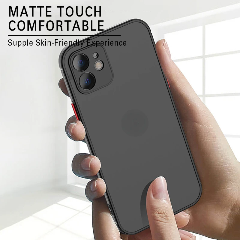 Shockproof Armor Matte Case For iPhone 11 12 13 Pro Max XR XS X 7 8 Plus SE Mini Luxury Silicone Bumper Clear Hard PC Cover Capa
Shockproof Armor Matte Case For iPhone 11 12 13 Pro Max XR XS X 7 8 Plus SE Mini Luxury Silicone Bumper Clear Hard PC Cover Capa