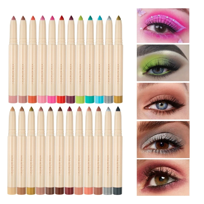 12Pcs Metallic Shimmer Cream Eyeshadow Pen Crayon Waterproof Long Lasting Colorful Eyeshadow Sticks Shiny Eye Set Drop Shipping
12Pcs Metallic Shimmer Cream Eyeshadow Pen Crayon Waterproof Long Lasting Colorful Eyeshadow Sticks Shiny Eye Set Drop Shipping