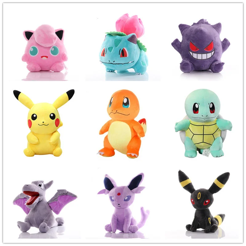 Pokemon Kawaii Pikachu Charmander Bulbasaur Gengar Jigglypuff Peluche Anime Plush Toys Soft Stuffed Toys for Children Kids Gift
Pokemon Kawaii Pikachu Charmander Bulbasaur Gengar Jigglypuff Peluche Anime Plush Toys Soft Stuffed Toys for Children Kids Gift