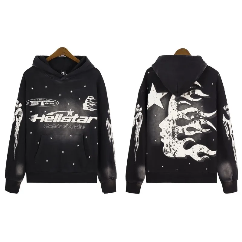 Толстовка Fasion Make Old HELLSTAR для мужчин и женщин, уличный пуловер с капюшоном и граффити на западном побережье
Толстовка Fasion Make Old HELLSTAR для мужчин и женщин, уличный пуловер с капюшоном и граффити на западном побережье
