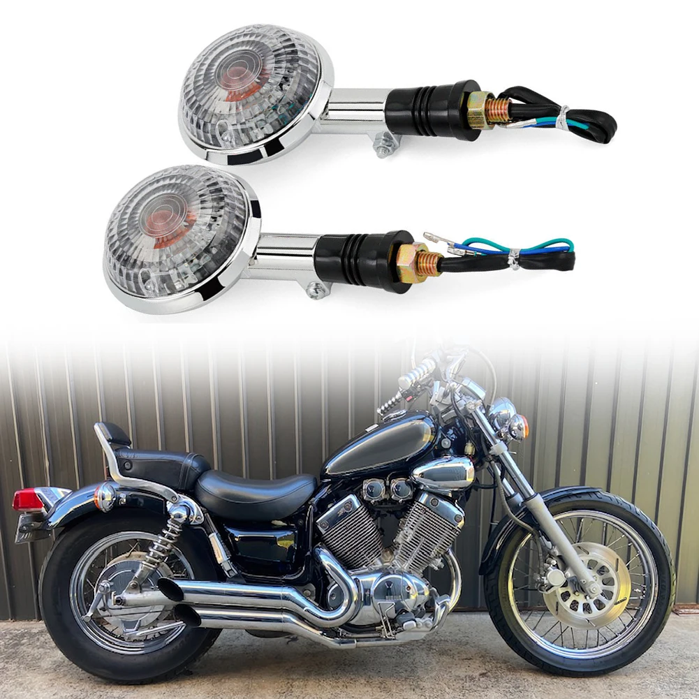 1pair 12V Motorcycle Signal Lamp Turn Signal Indicator Light For-YTR Vstar XVS XV400 650 1100 1300 V-MAX 1200
1pair 12V Motorcycle Signal Lamp Turn Signal Indicator Light For-YTR Vstar XVS XV400 650 1100 1300 V-MAX 1200