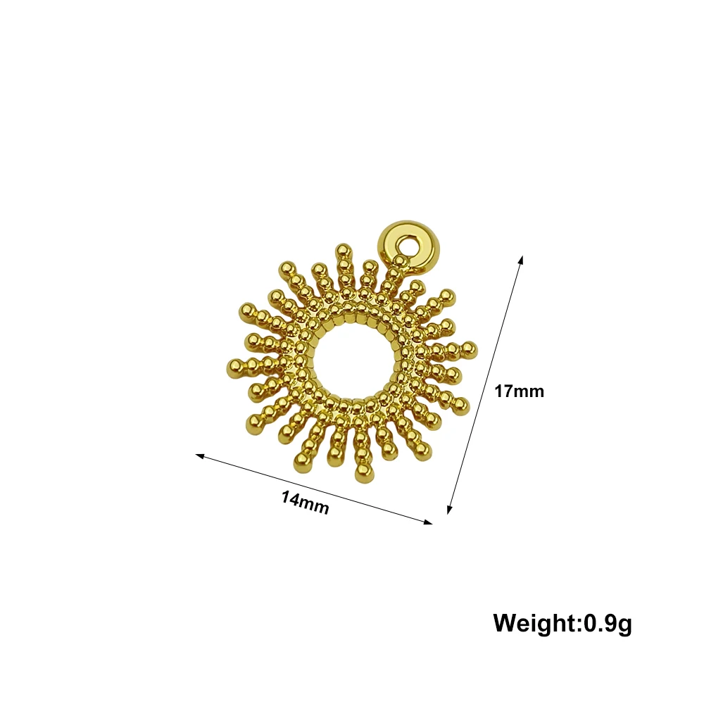 Sun 5pcs Charms Pendant Sunshine Gold Silver Color Stainless Steel Pendants Making DIY Handmade Tibetan Finding Jewelry
Sun 5pcs Charms Pendant Sunshine Gold Silver Color Stainless Steel Pendants Making DIY Handmade Tibetan Finding Jewelry