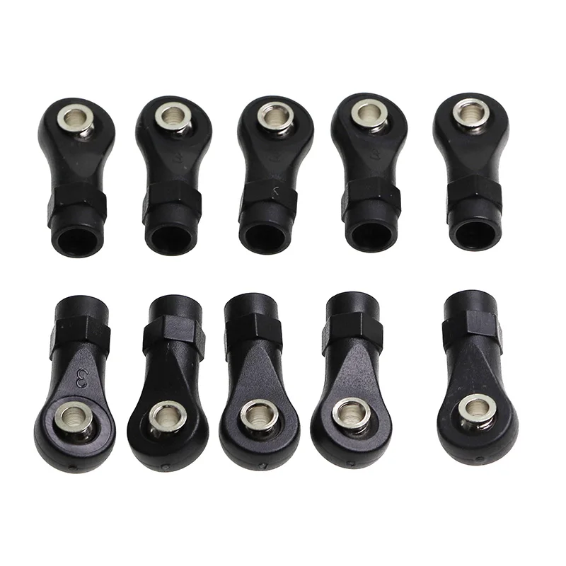 10Pcs Plastic M4 Rod End Link Linkage Balls Joint Head for 1/10 RC Car Crawler Axial SCx10 II 90046 TRAxxAS TRx4
10Pcs Plastic M4 Rod End Link Linkage Balls Joint Head for 1/10 RC Car Crawler Axial SCx10 II 90046 TRAxxAS TRx4