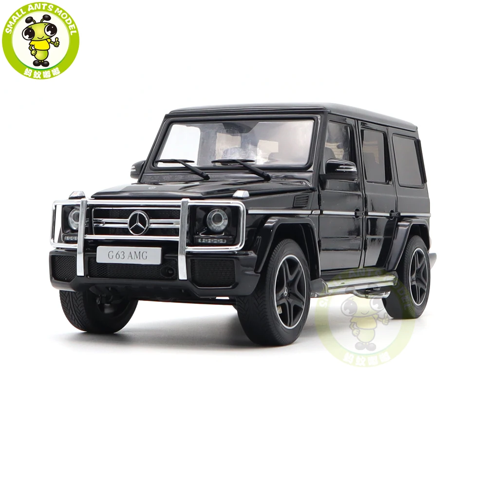 

1/18 BENZAMG G CLASS W463 Obsidian Black Almost Real 820603 Diecast Model Toys Car Gifts For Husband Father Boyfriend