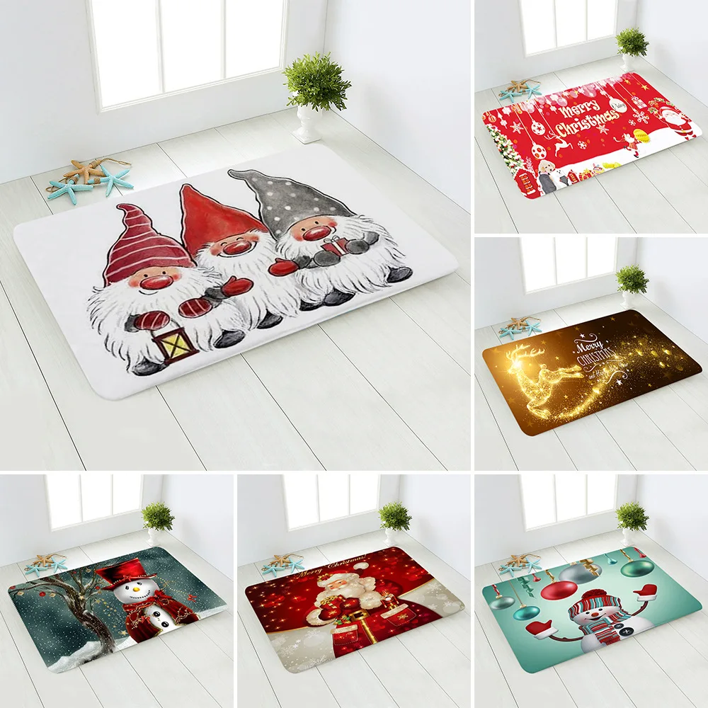 Christmas and New Year Snowman Santa Claus Bedroom Corridor Carpet Non-slip Soft Door Mat Suitable for Living Room Kitchen
Christmas and New Year Snowman Santa Claus Bedroom Corridor Carpet Non-slip Soft Door Mat Suitable for Living Room Kitchen