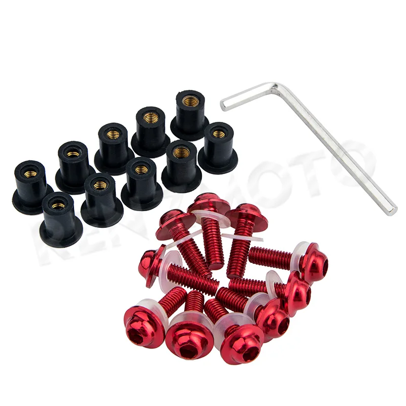 10pcs CNC Motorcycle Windshield Fairing Bolts Nuts Kit for Kawasaki Ninja EX 250 88-07
10pcs CNC Motorcycle Windshield Fairing Bolts Nuts Kit for Kawasaki Ninja EX 250 88-07