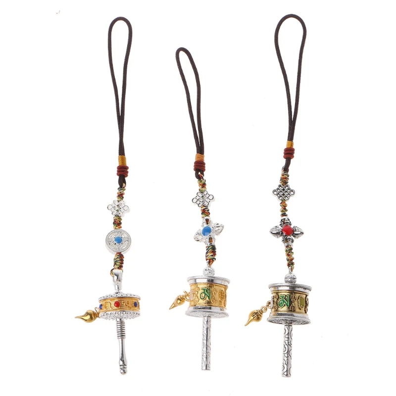 Tibet Prayer Wheel Spinner Key Chain Om Mani Padme Hum Spirited Tibetan Nepal Carving Rotatable Keyring Buddhism Jewelry
Tibet Prayer Wheel Spinner Key Chain Om Mani Padme Hum Spirited Tibetan Nepal Carving Rotatable Keyring Buddhism Jewelry