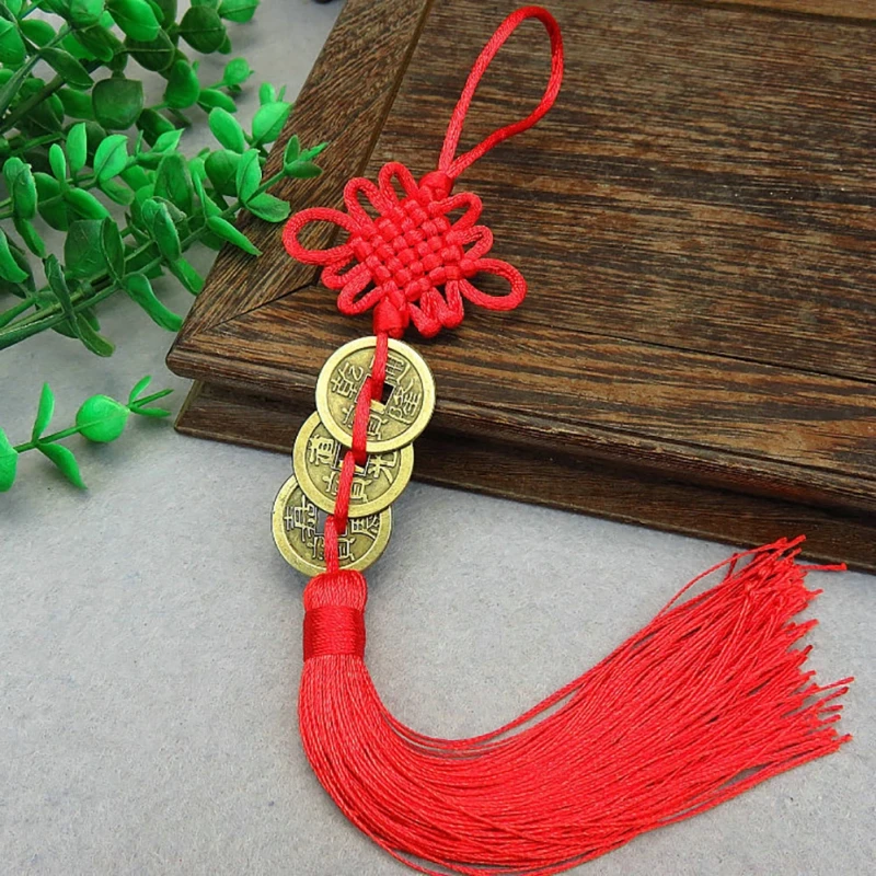 Chinese Knot Feng Shui Wealth Success Copper Coins Red String Bracelet Birthday Gifts Pendant Emperor Qing Money New Year Gifts
Chinese Knot Feng Shui Wealth Success Copper Coins Red String Bracelet Birthday Gifts Pendant Emperor Qing Money New Year Gifts