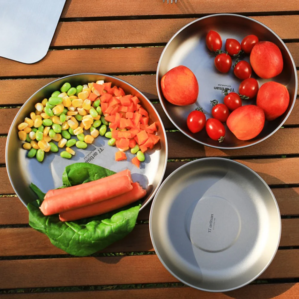 Titanium Plate Ultralight Outdoor Camping Picnic Hiking Travel Cutlery Equipment Carrying Parts Healthy No Harm To Human Body
Titanium Plate Ultralight Outdoor Camping Picnic Hiking Travel Cutlery Equipment Carrying Parts Healthy No Harm To Human Body