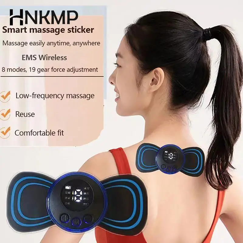 EMS Mini Portable Electric Pulse Neck Massager Cervical Back Muscle Pain Relief Tool Shoulder Leg Body Massage Relax Cushion
EMS Mini Portable Electric Pulse Neck Massager Cervical Back Muscle Pain Relief Tool Shoulder Leg Body Massage Relax Cushion