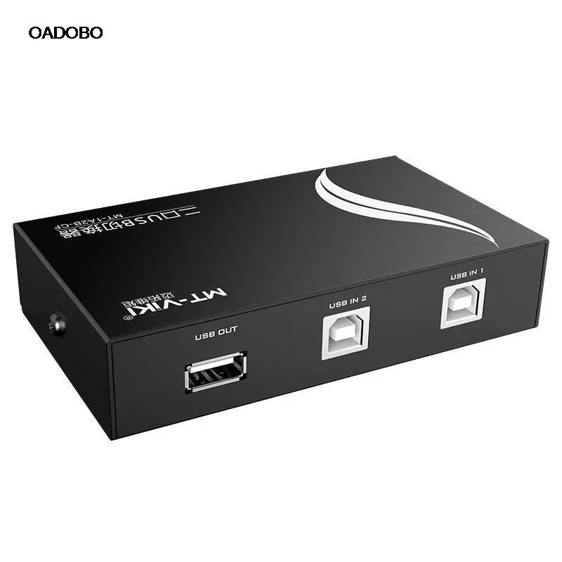 USB printer sharing 2 mouth switcher two computer common U disk mouse and keyboard 2 into 1 out of converter
USB printer sharing 2 mouth switcher two computer common U disk mouse and keyboard 2 into 1 out of converter