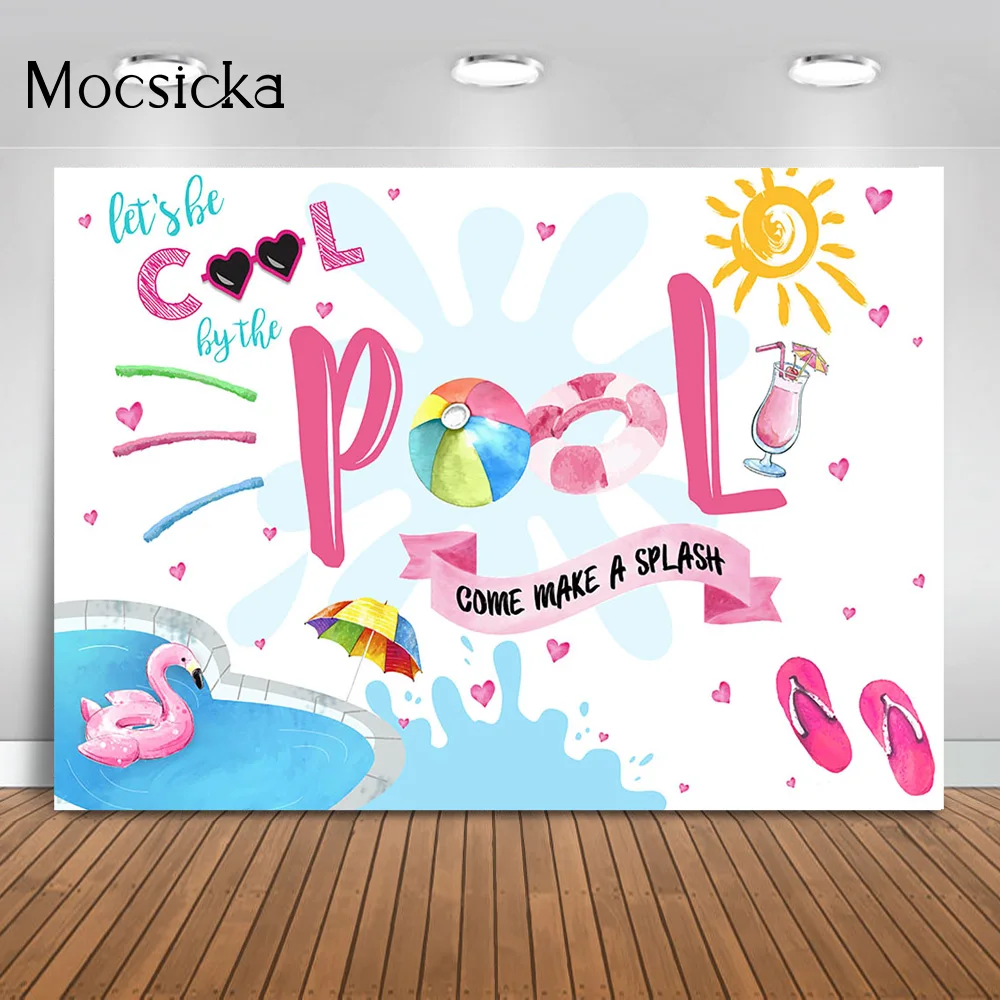 Черный фон Mocsicka с надписью «Let's Be Cool By The Pool» для фотосъемвечерние на день рождения с изображением мороженого
Черный фон Mocsicka с надписью «Let's Be Cool By The Pool» для фотосъемвечерние на день рождения с изображением мороженого