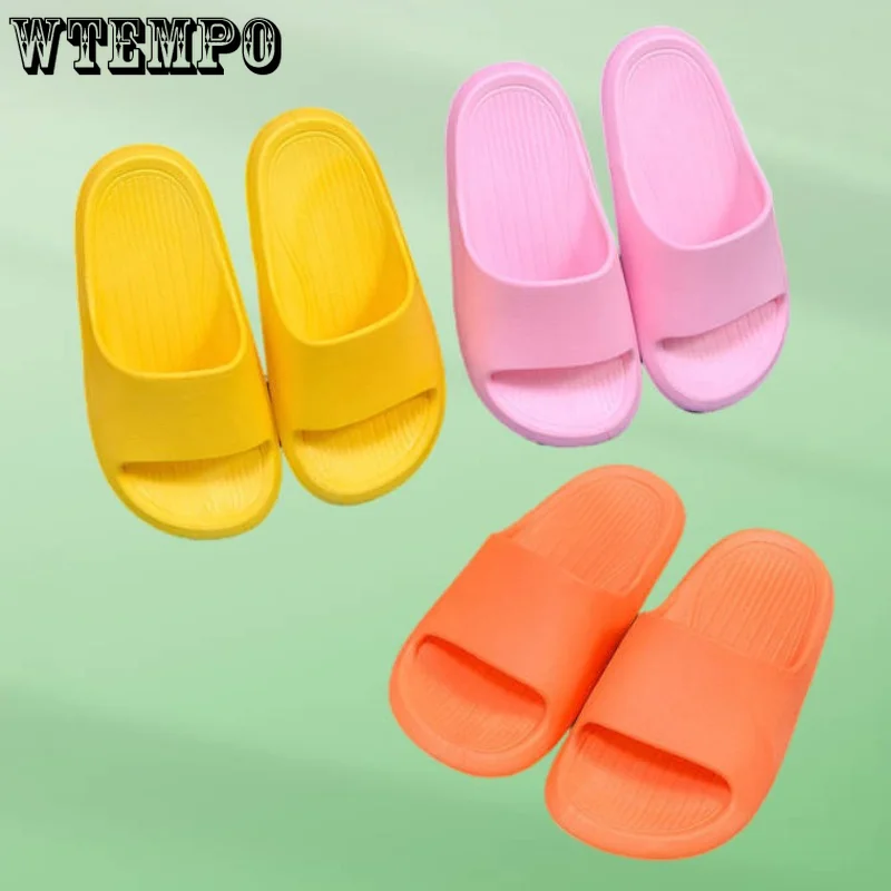 Детские летние шлепанцы WTEMPO, однотонные удобные дышащие Нескользящие сланцы, для дома и ванной, на платформе, оптовая продажа
Детские летние шлепанцы WTEMPO, однотонные удобные дышащие Нескользящие сланцы, для дома и ванной, на платформе, оптовая продажа