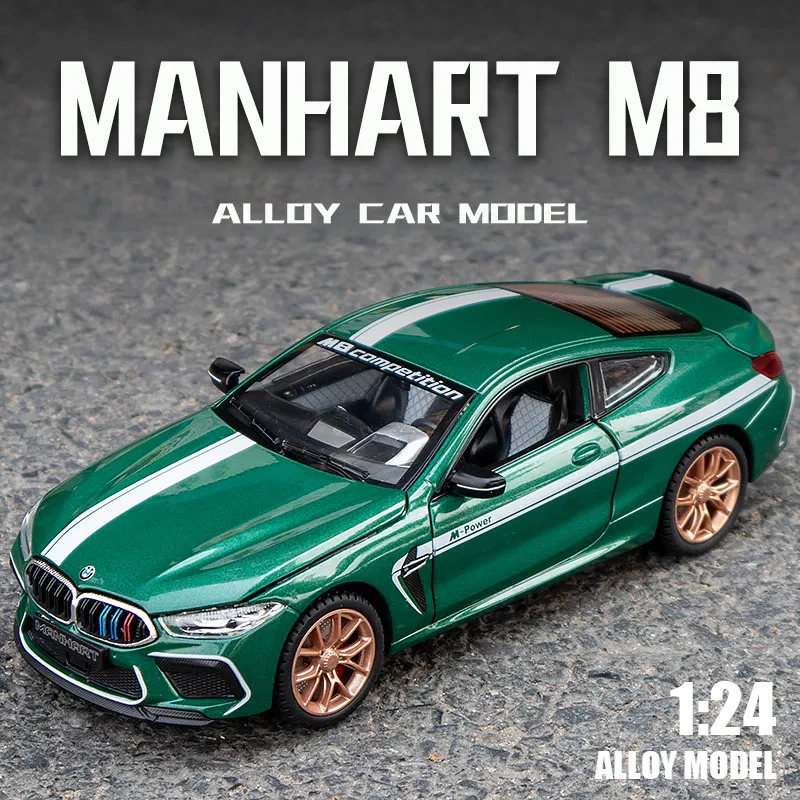 NEW 1:24 BMW M8 Alloy Car Model Diecasts Metal Toy Car Collection Sound Light High Simulation Kids Toys Gift
NEW 1:24 BMW M8 Alloy Car Model Diecasts Metal Toy Car Collection Sound Light High Simulation Kids Toys Gift
