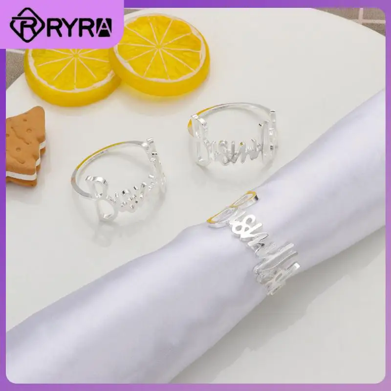Wedding Favors Letter Napkin Ring Gold Silver Color Western Restaurant Napkin Button Diy Napkin Holder Alloy Decoration Wedding
Wedding Favors Letter Napkin Ring Gold Silver Color Western Restaurant Napkin Button Diy Napkin Holder Alloy Decoration Wedding