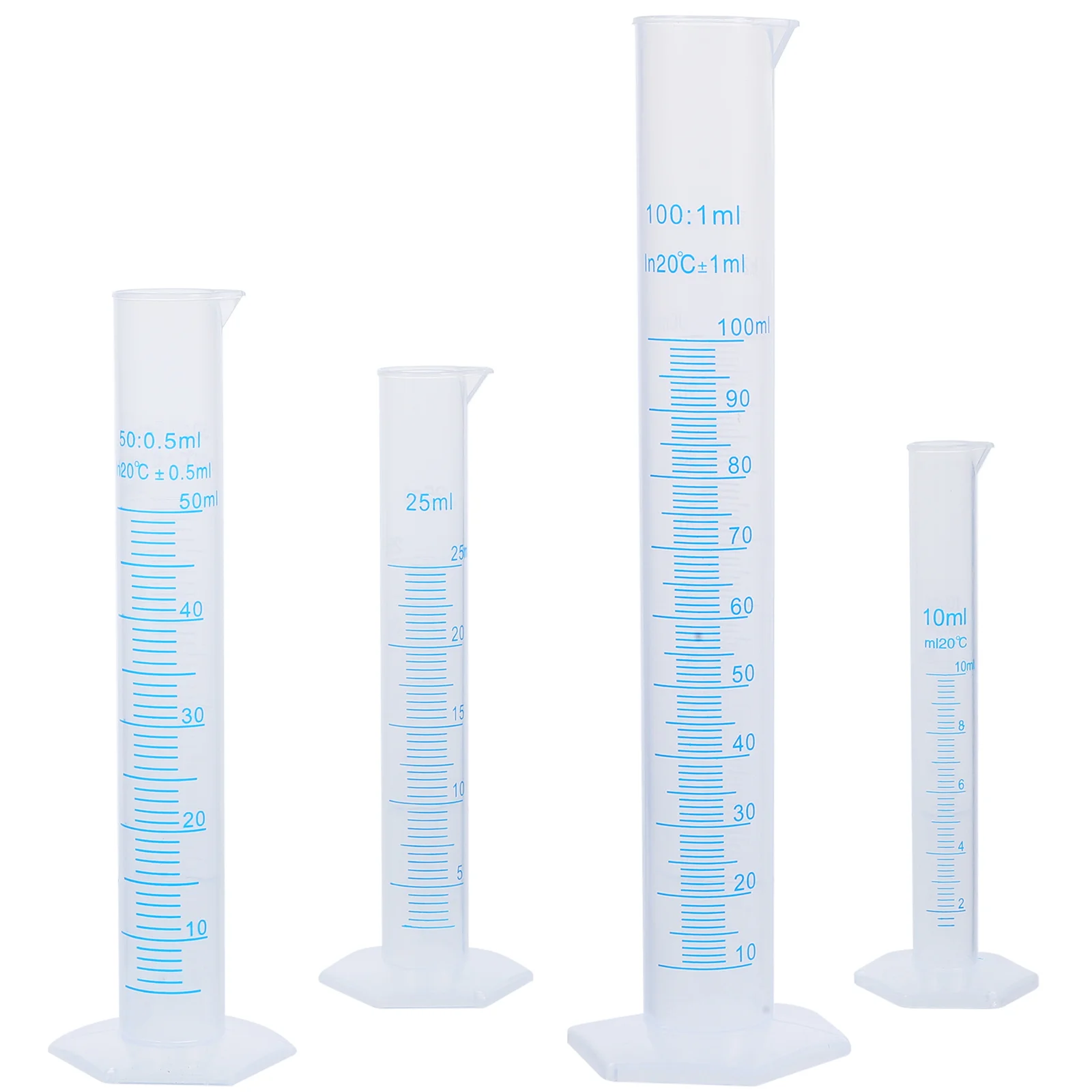 4 Graduated Cylinder Scientific Measuring Cylinder Set Test Tube Flask Beaker For Experiment School Science 10ml 25ml 50ml 100ml
4 Graduated Cylinder Scientific Measuring Cylinder Set Test Tube Flask Beaker For Experiment School Science 10ml 25ml 50ml 100ml
