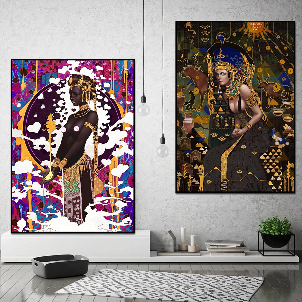 Pyramid Mural Woman Vintage Poster Canvas Wall Art Picture for Living Room Home Decor Ancient Egyptian Woman Decorative painting
Pyramid Mural Woman Vintage Poster Canvas Wall Art Picture for Living Room Home Decor Ancient Egyptian Woman Decorative painting