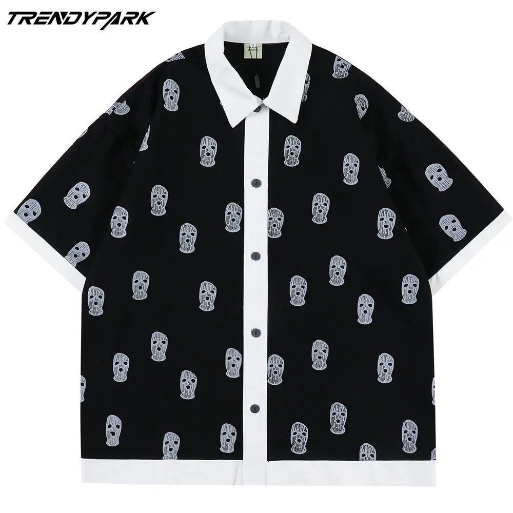 Men's Shirt Black Funny Print Cotton Turn-down Collar Blouse Men's Clothing Harajuku Casual Streetwear Oversized Shirts for Men
Men's Shirt Black Funny Print Cotton Turn-down Collar Blouse Men's Clothing Harajuku Casual Streetwear Oversized Shirts for Men