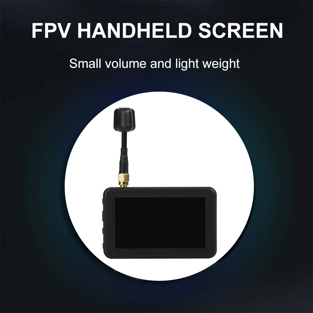 3 Inch 5.8GHz 40CH Mini Handheld Display Portable Mini Handheld Display Monitor Lightweight Built-in Battery for RC FPV Drone
3 Inch 5.8GHz 40CH Mini Handheld Display Portable Mini Handheld Display Monitor Lightweight Built-in Battery for RC FPV Drone