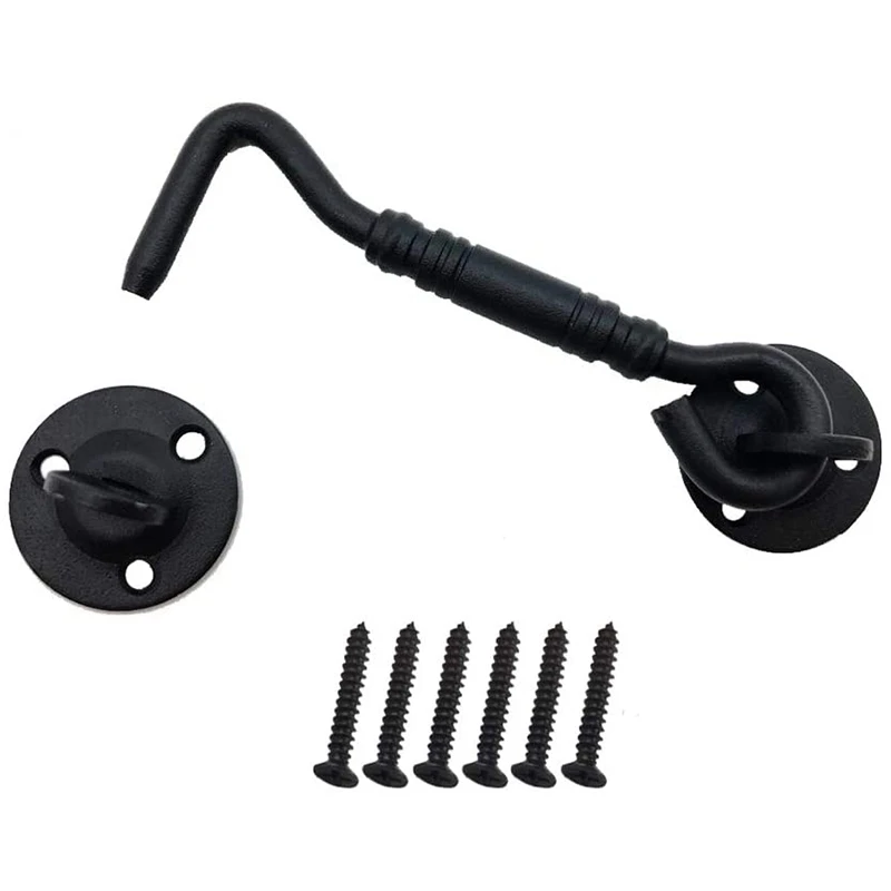 Barn Door Lock, 4 Inch Stainless Steel Door Hook & Eye Latch With Mounting Screws, Door Lock Latch For Sliding Door
Barn Door Lock, 4 Inch Stainless Steel Door Hook & Eye Latch With Mounting Screws, Door Lock Latch For Sliding Door