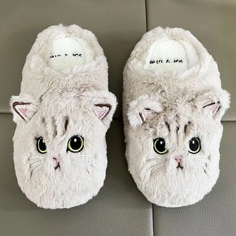 2022 Cute Cat Women Slippers Winter Home Indoor Floor Slippers Shoes Female Animal Furry Slippers Winter Warm Cotton Slides
2022 Cute Cat Women Slippers Winter Home Indoor Floor Slippers Shoes Female Animal Furry Slippers Winter Warm Cotton Slides
