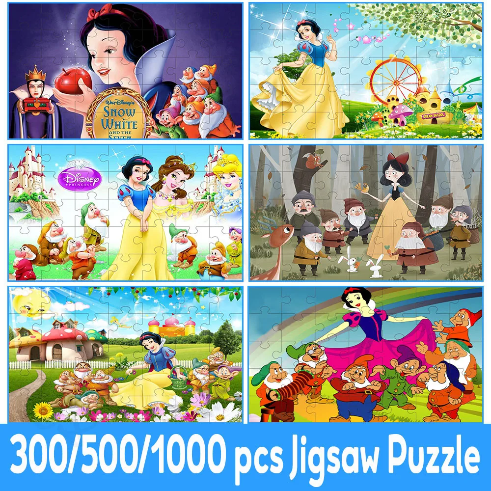 Бумажные Пазлы Disney для детей, 300/500/1000 шт., пазлы Белоснежка и семь гномов, картинки-картинки, игрушки в подарок
Бумажные Пазлы Disney для детей, 300/500/1000 шт., пазлы Белоснежка и семь гномов, картинки-картинки, игрушки в подарок