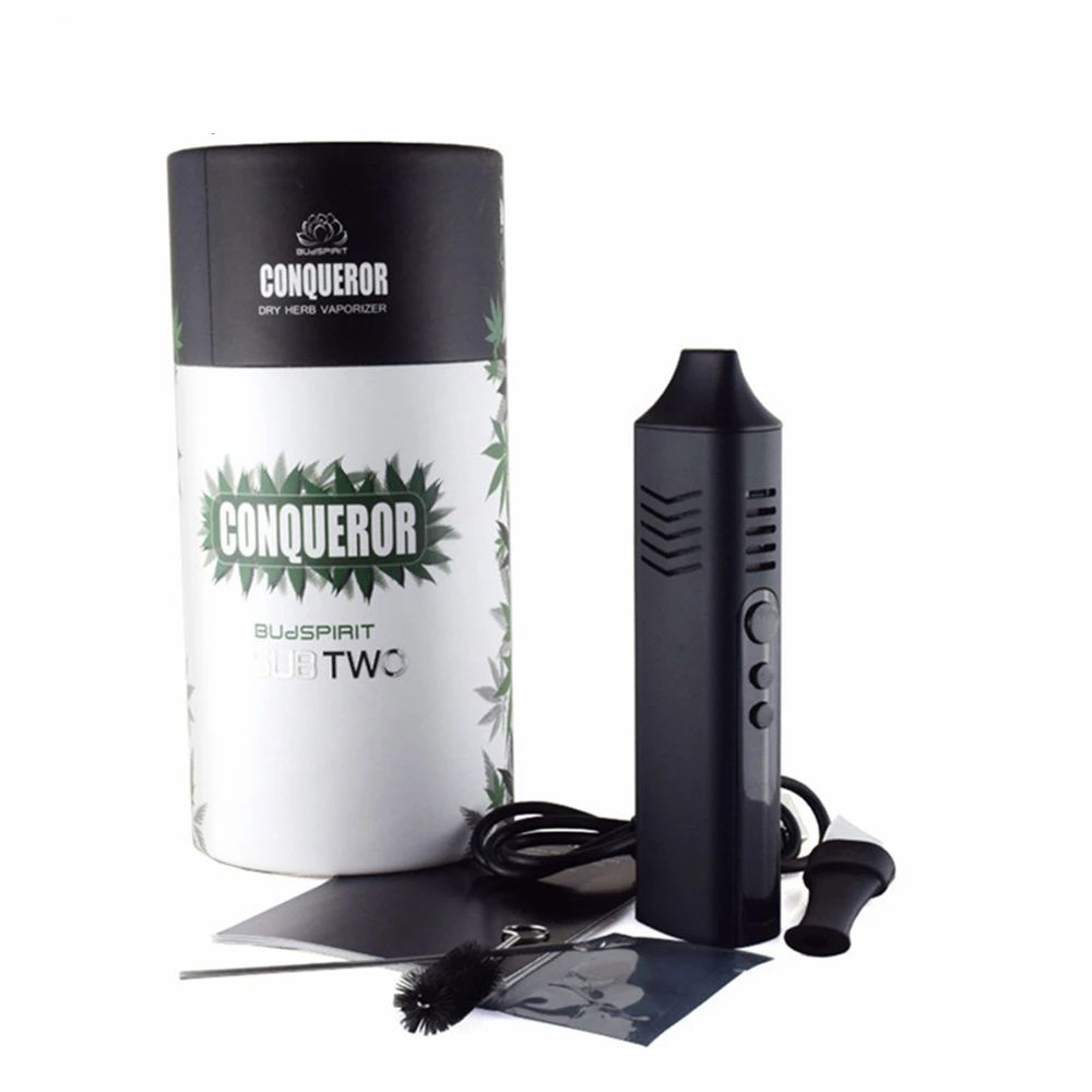 

Dry Herb Vaporizer Conqueror Herbal Wax Kit Electronic Cigarette 2200mAh with OLED Display Vape Pen Mod Vapor vs Pathfinder V2
