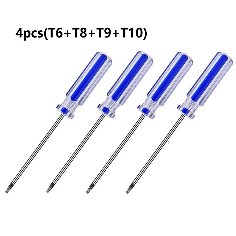 4pcs Precision Screwdriver Set Magnetic Screwdriver For Wireless Controller Torx6 T8 T9 T10 Screwdrivers Hand Tools
4pcs Precision Screwdriver Set Magnetic Screwdriver For Wireless Controller Torx6 T8 T9 T10 Screwdrivers Hand Tools