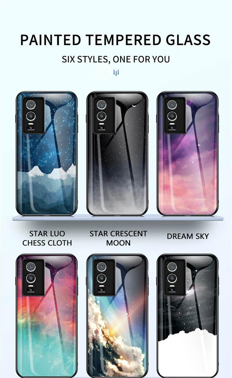 For Vivo Y76 Y76s Y15s 4G Y21 Y33 Y72 5G Y97 Y93 Y91 Y95 Y85 Y83 Y81 Y79 Y75 Y71 Y70s Tempered Glass Colorfull Phone Case Cover
For Vivo Y76 Y76s Y15s 4G Y21 Y33 Y72 5G Y97 Y93 Y91 Y95 Y85 Y83 Y81 Y79 Y75 Y71 Y70s Tempered Glass Colorfull Phone Case Cover