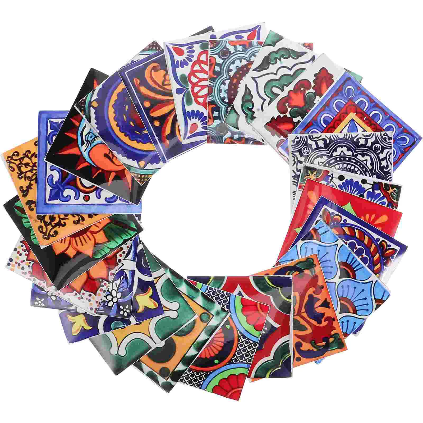 24 Sheets Vintage Tile Stickers Peel Wall Borders Backsplash Moroccan Decor Retro Bathroom Waterproof
24 Sheets Vintage Tile Stickers Peel Wall Borders Backsplash Moroccan Decor Retro Bathroom Waterproof