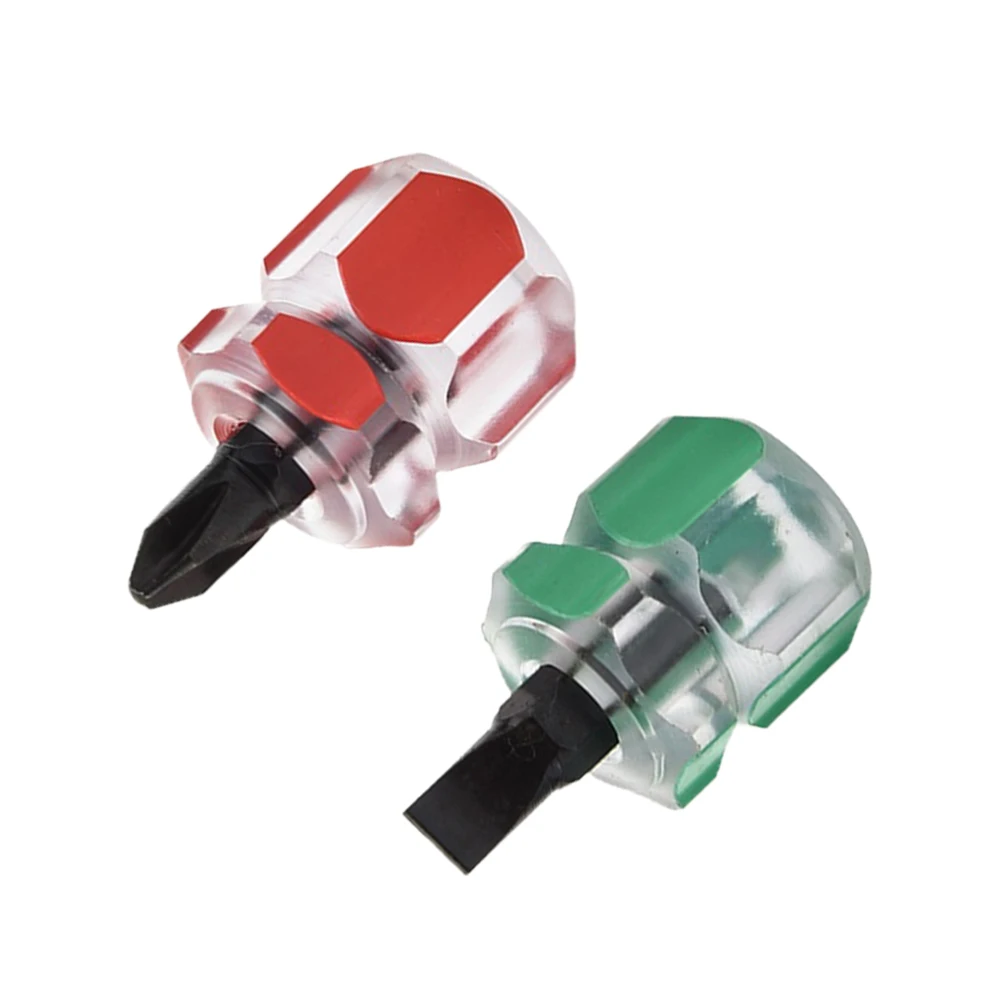 2 Pcs 3.9*2cm Flat/Cross Head Screwdriver Anti-slip Stubby Handle For Sewing Machines Supplies Repairing Household Manual Tools
2 Pcs 3.9*2cm Flat/Cross Head Screwdriver Anti-slip Stubby Handle For Sewing Machines Supplies Repairing Household Manual Tools