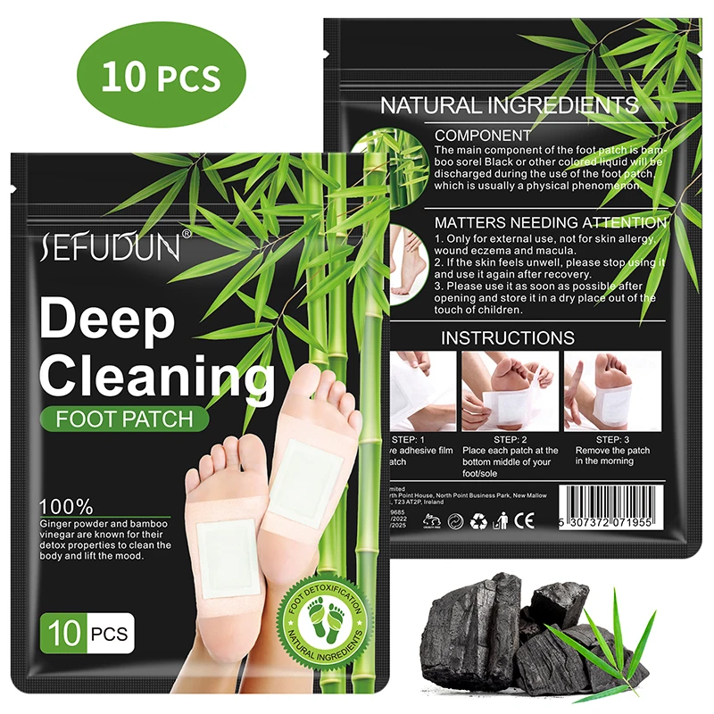 10PCS Foot Patches Wormwood Bamboo Charcoal Foot Patch Dehumidification Foot Massage To Help Sleep Foot Patches Foot Care Tool
10PCS Foot Patches Wormwood Bamboo Charcoal Foot Patch Dehumidification Foot Massage To Help Sleep Foot Patches Foot Care Tool