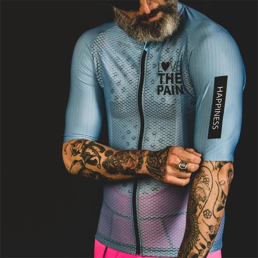 Love The Pain Men Cycling Jersey Road Bicycle Shirt Bike Quick Dry Jersey Summer Short Sleeve Breathable Maillot Ciclismo Hombre
Love The Pain Men Cycling Jersey Road Bicycle Shirt Bike Quick Dry Jersey Summer Short Sleeve Breathable Maillot Ciclismo Hombre