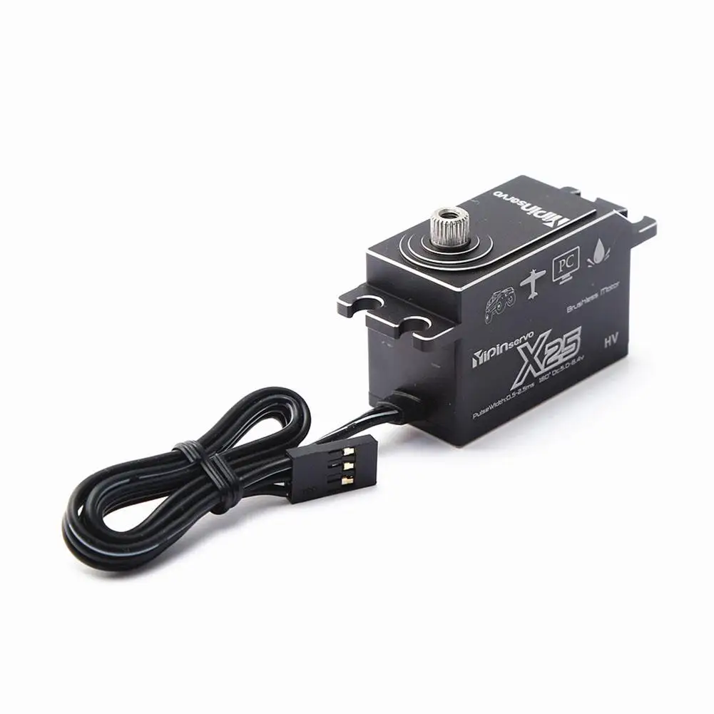 2pcs Short Edition X25 Metal Gear Large 25kg Torque Digital Servo For Rc Crawler Scx10 Trx4 1:8/1:10 Rc Car Truck Robot Parts
2pcs Short Edition X25 Metal Gear Large 25kg Torque Digital Servo For Rc Crawler Scx10 Trx4 1:8/1:10 Rc Car Truck Robot Parts