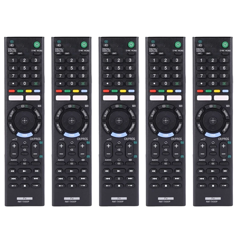 5X Remote Control RMT-TX300P For SONY TV RMT-TX300B RMT-TX300U With Youtube/NETFLIX
5X Remote Control RMT-TX300P For SONY TV RMT-TX300B RMT-TX300U With Youtube/NETFLIX