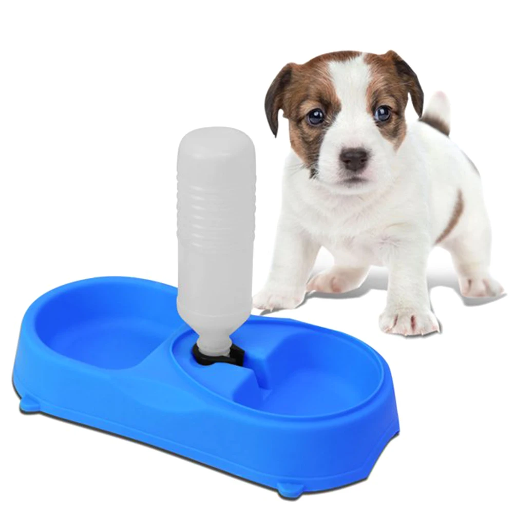 Home PP Non Slip With Bottle Food Water Feeder Dispenser Double Pet Bowl Cat Dog 2 In 1 Design Automatic Water Supply Anti-Tippi
Home PP Non Slip With Bottle Food Water Feeder Dispenser Double Pet Bowl Cat Dog 2 In 1 Design Automatic Water Supply Anti-Tippi