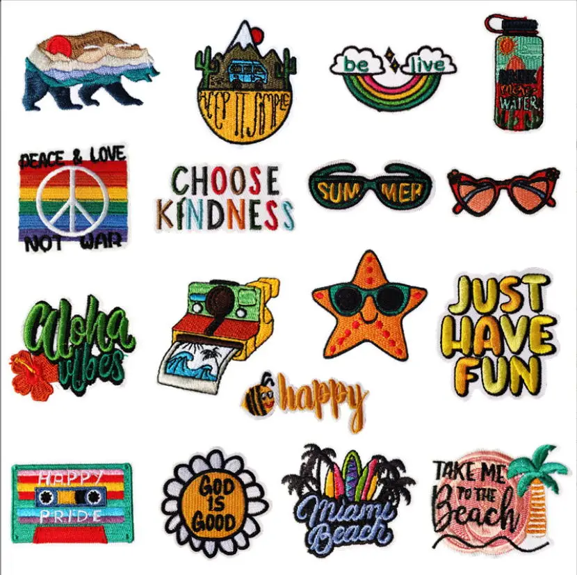 10 Pcs Vacation Series Embroidery Patches Embroidered Clothing Hat Bag Shoe Repair Material Phone Gift Box Decor DIY Accessory
10 Pcs Vacation Series Embroidery Patches Embroidered Clothing Hat Bag Shoe Repair Material Phone Gift Box Decor DIY Accessory