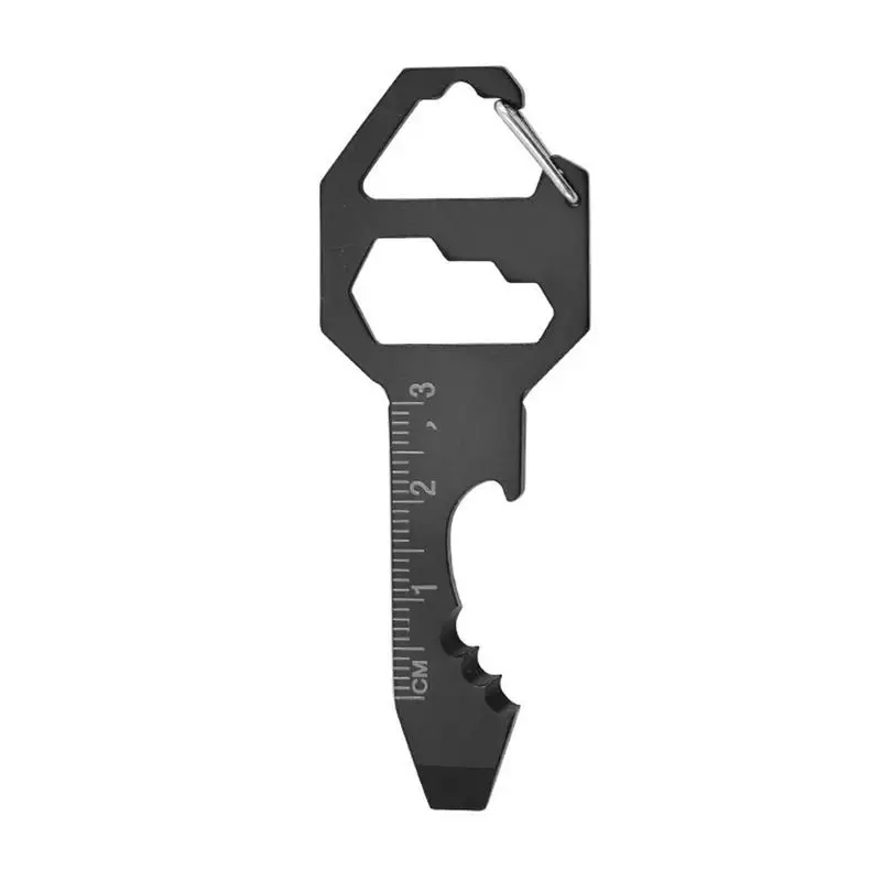 Keychain Bottle Opener Multifunctional Outdoor Tool 6-in-1 Multi-tools Bottle Opener Wrench Keyring Screwdriver Blade Ruler
Keychain Bottle Opener Multifunctional Outdoor Tool 6-in-1 Multi-tools Bottle Opener Wrench Keyring Screwdriver Blade Ruler