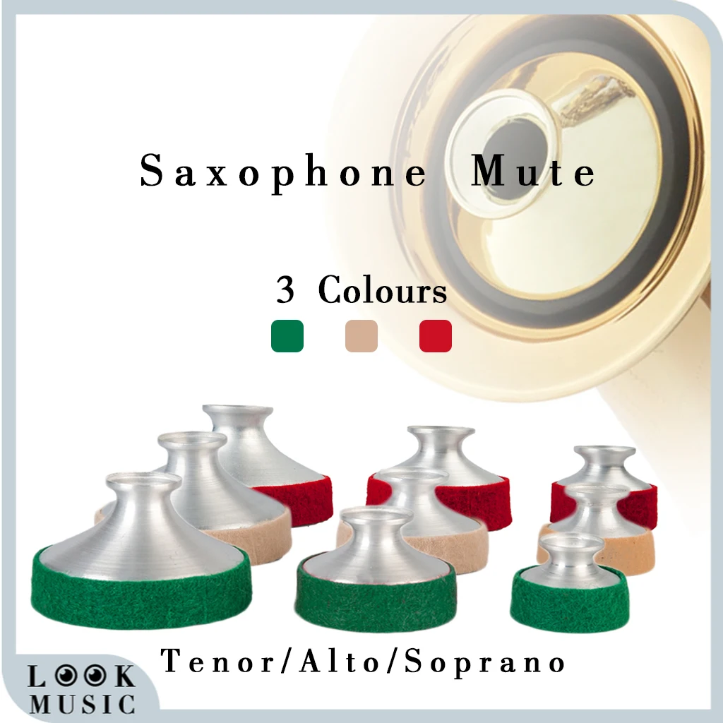 Saxophone Mute Light-weight Aluminum Sax Silencer For Soprano/Alto/Tenor Sax Anti-rust Durable And Practical
Saxophone Mute Light-weight Aluminum Sax Silencer For Soprano/Alto/Tenor Sax Anti-rust Durable And Practical