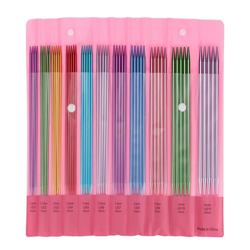 55PCS/1Set Sweater Needle Double Pointed Knitting Needles 7.87inch Stainless Knitting Needles Set Knitting Kit 2.5-6.0mm
55PCS/1Set Sweater Needle Double Pointed Knitting Needles 7.87inch Stainless Knitting Needles Set Knitting Kit 2.5-6.0mm