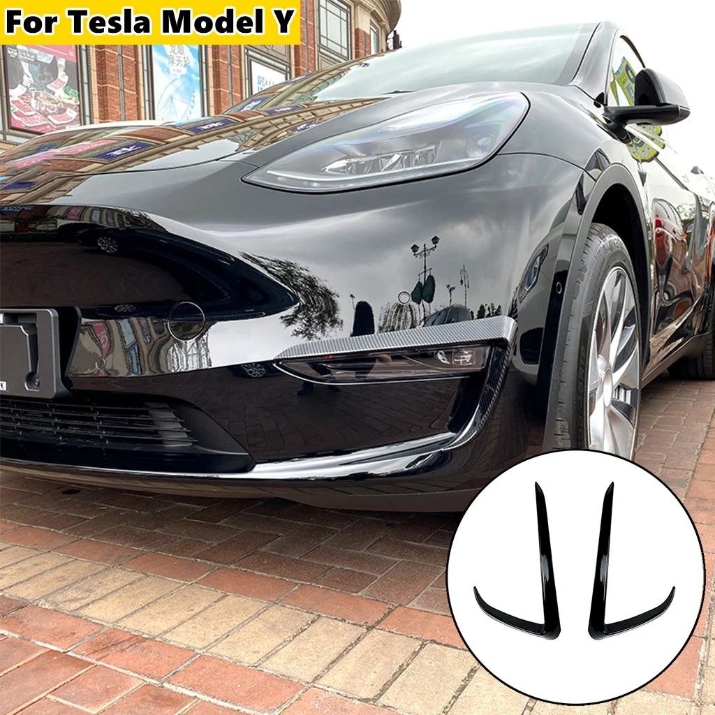 2pcs Car Front Bumper Splitter Spoiler Fog Light Canard For For Tesla Model Y Car Styling
2pcs Car Front Bumper Splitter Spoiler Fog Light Canard For For Tesla Model Y Car Styling