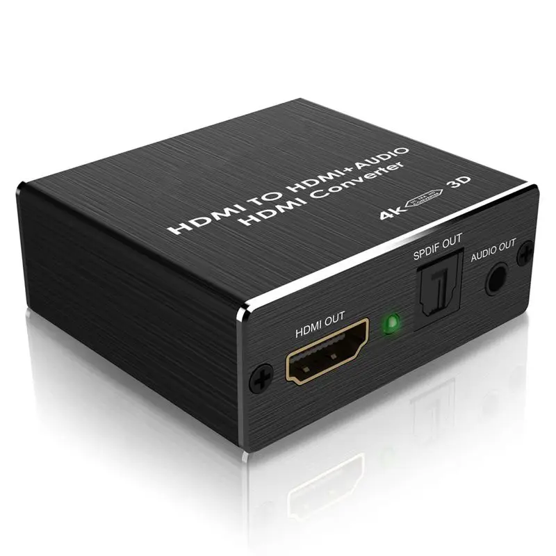 HDMI Audio Converter,4K x 2K HDMI to HDMI and Optical TOSLINK SPDIF+3.5mm Stereo Audio Extractor Converter HDMI Audio Splitter A
HDMI Audio Converter,4K x 2K HDMI to HDMI and Optical TOSLINK SPDIF+3.5mm Stereo Audio Extractor Converter HDMI Audio Splitter A